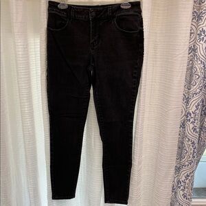 Maurices Black Skinny Stretch Denim Jeans